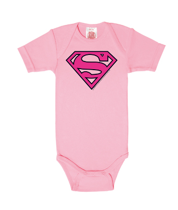 Dc Comics Superman Logo Rose Body Pour Bebe Gigoteuse Rose Logoshirt Ebay